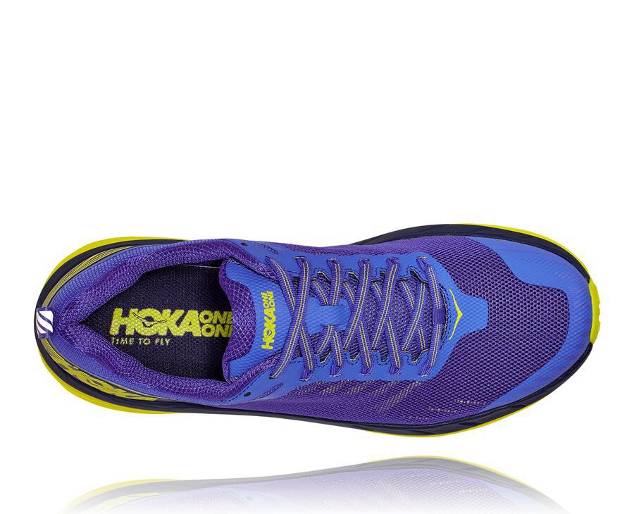 Hoka One One Spor Ayakkabı Erkek Mavi/Yeşil - Challenger Atr 5 - QE1523086